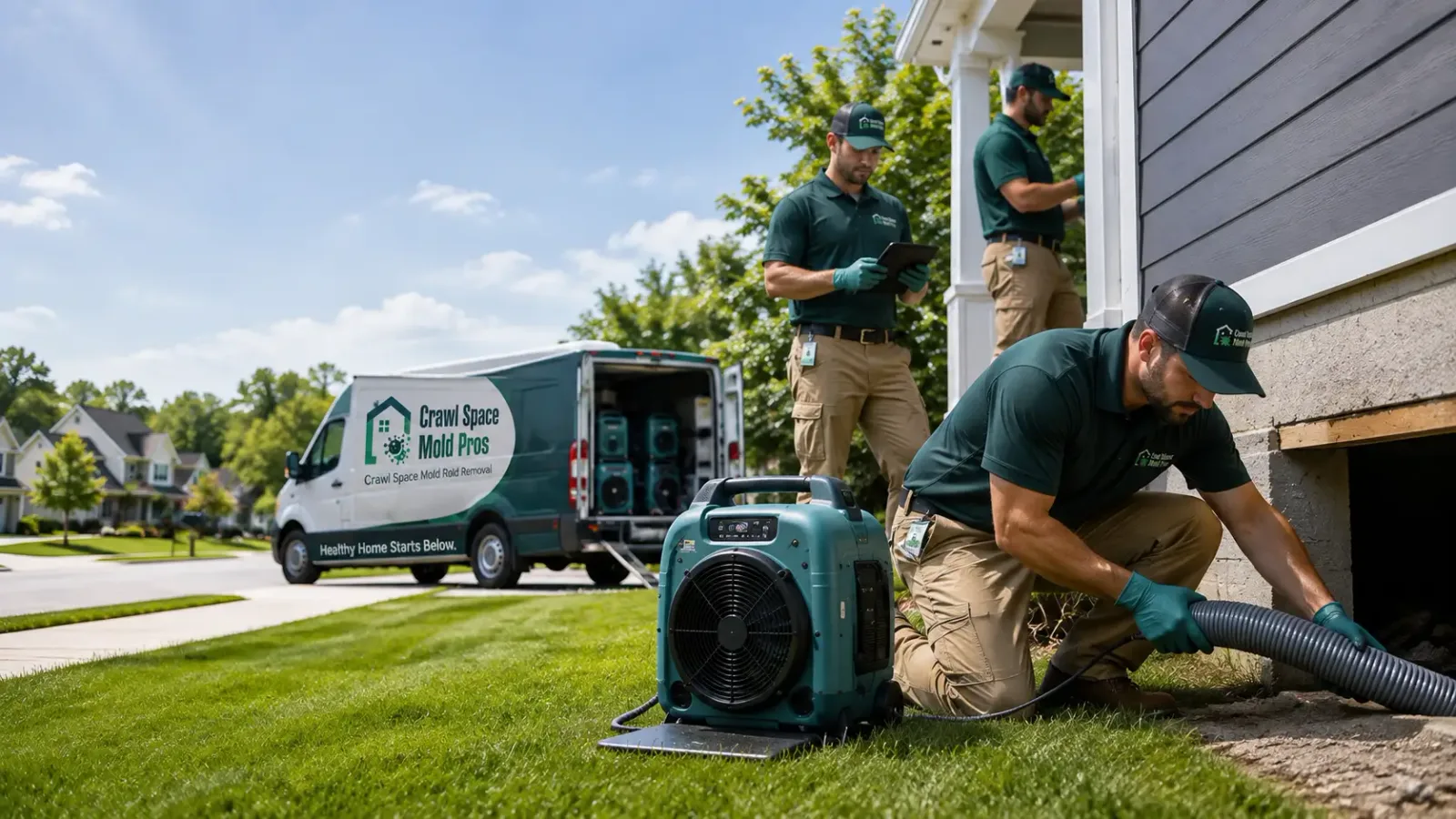 Crawl Space Mold Removal in Manorville, NY